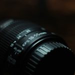 black camera lens